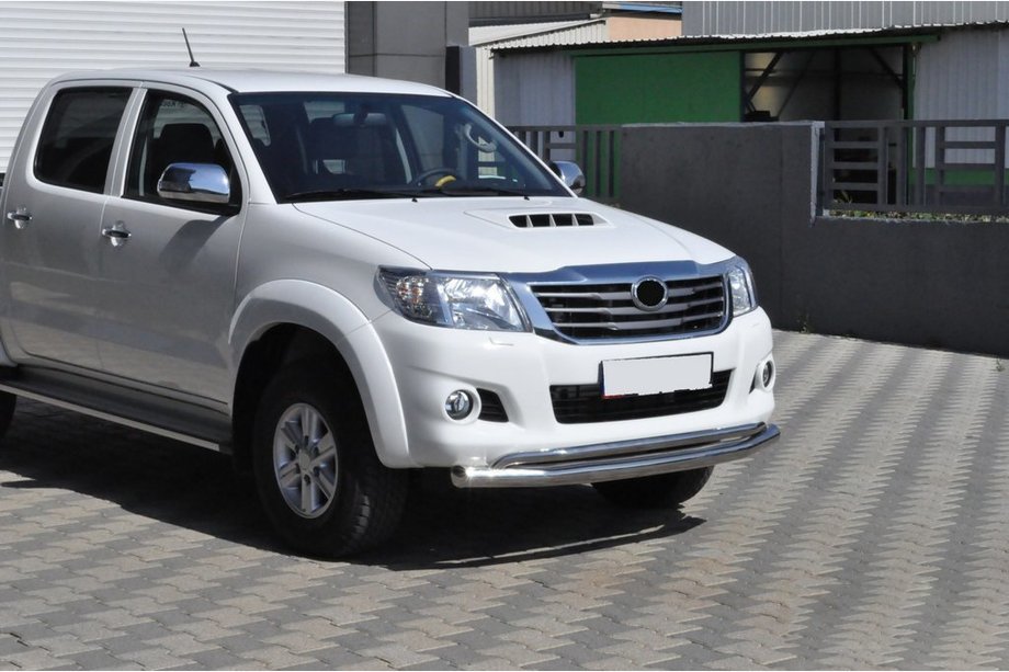 Toyota Hilux 2006-2015 Protectie Fata ST017 (Inox) Foto 4