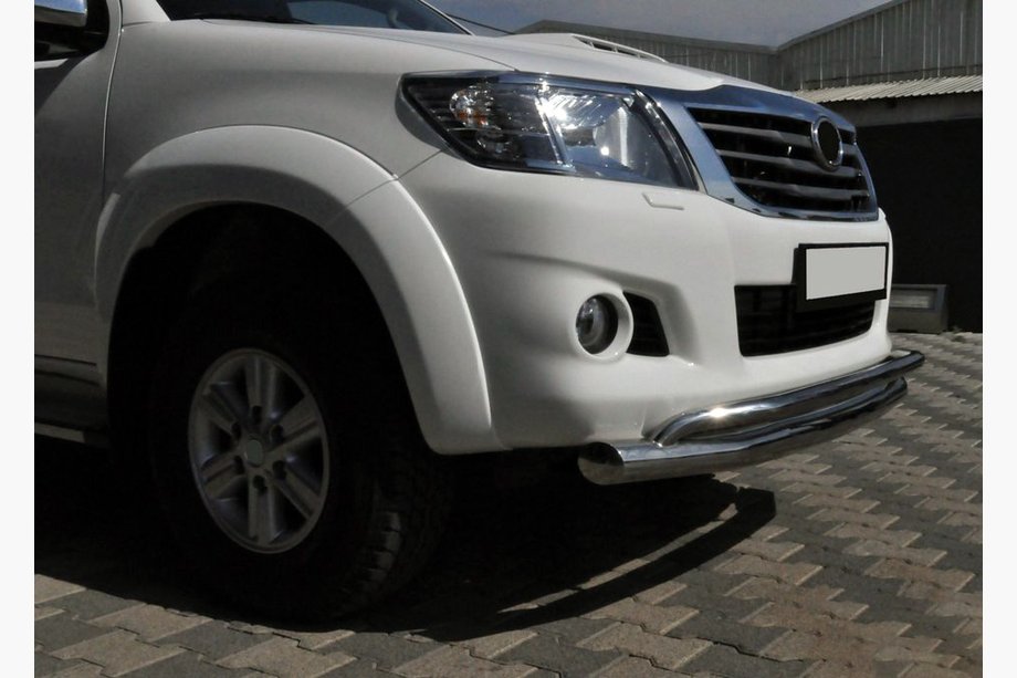 Toyota Hilux 2006-2015 Protectie Fata ST017 (Inox) Foto 1