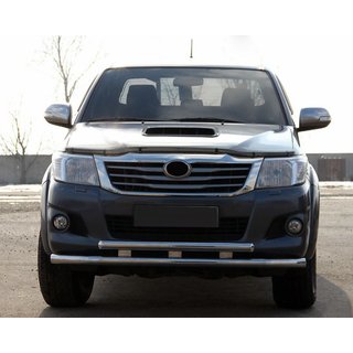 Protectie Fata ST014 (Inox) Toyota Hilux 2006-2015 foto 1