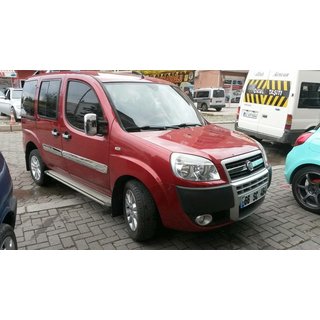 Molding Usa Model Lat (4 buc, Inox) Fiat Doblo I 2005-2010 foto 4