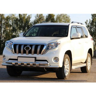 Protectie Fata ST015 (Inox) Toyota Land Cruiser Prado 150 2009-2023 foto 1
