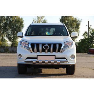 Protectie Fata ST015 (Inox) Toyota Land Cruiser Prado 150 2009-2023 foto 2