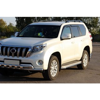Protectie Fata ST015 (Inox) Toyota Land Cruiser Prado 150 2009-2023 foto 3