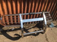 Toyota Land Cruiser Prado 120 2002-2009 Bull Bar second hand cu protectie faruri (Original) foto 1