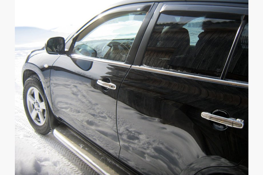 Toyota Rav 4 2006-2013 Ornamente exterioare geamuri inox (4 buc) Carmos - Otel Inoxidabil Turcesc Foto 1