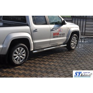 Tevi Laterale (2 buc, Otel Inoxidabil) Volkswagen Amarok 2010-2022 foto 3