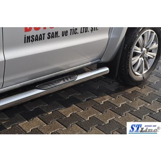 Tevi Laterale (2 buc, Otel Inoxidabil) Volkswagen Amarok 2010-2022 foto 4