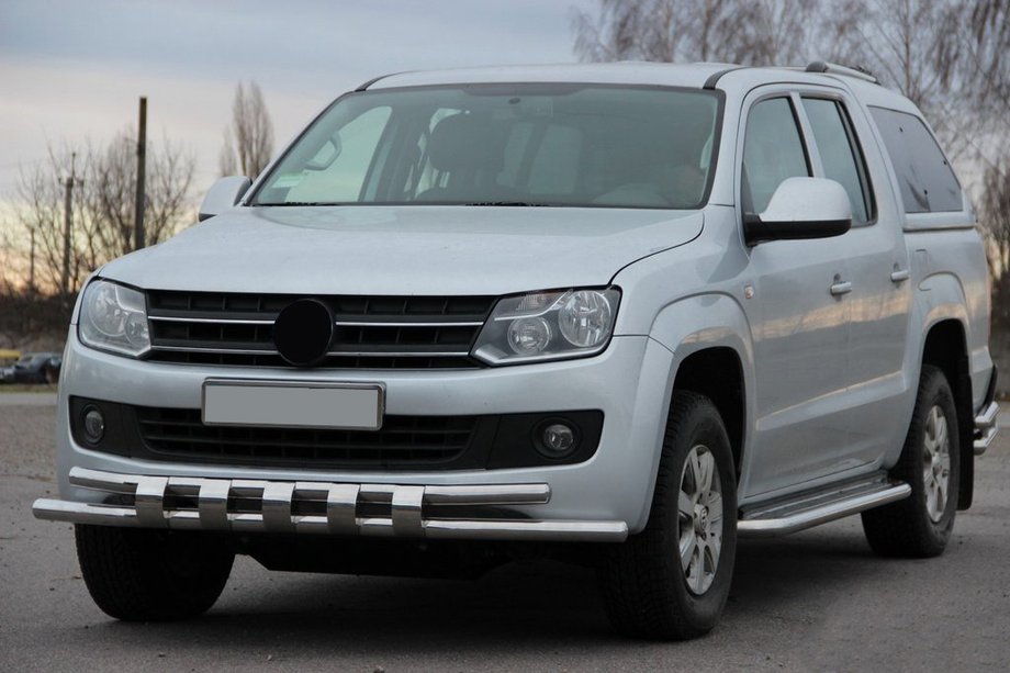 Volkswagen Amarok 2010-2022 Protectie Fata ST015 (Inox) Image