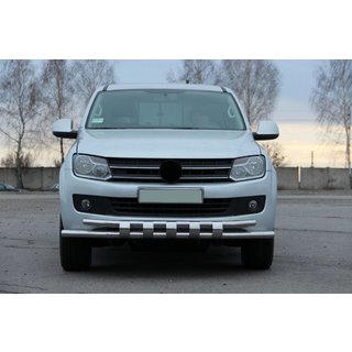 Protectie Fata F3-08.7 (Inox) Volkswagen Amarok 2010-2022 foto 2