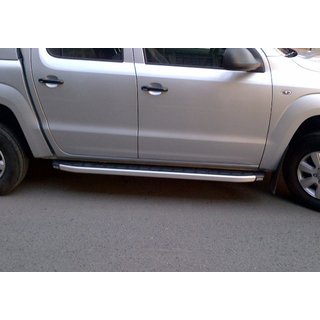 Praguri laterale Fullmond Grey (2 buc, aluminiu) Volkswagen Amarok 2010-2022 foto 1