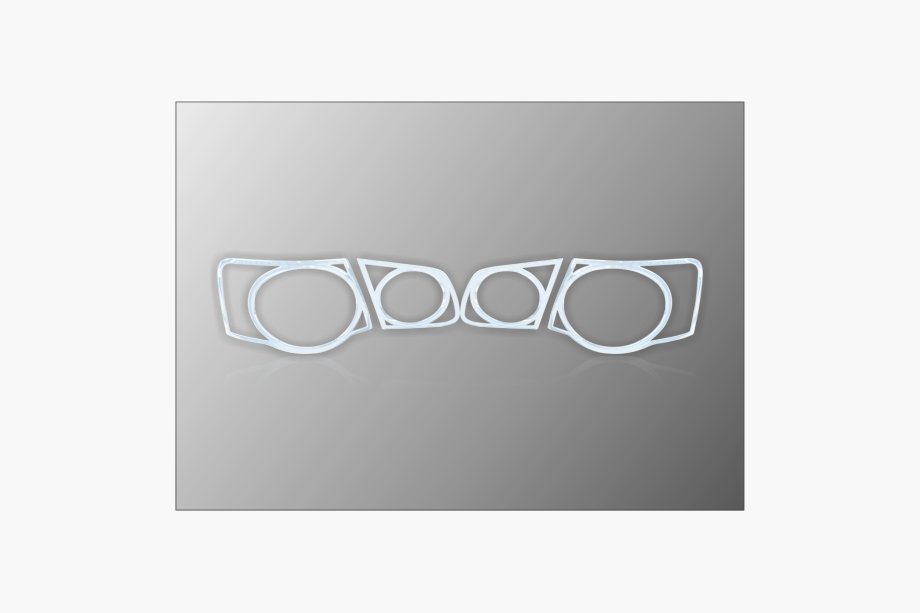 Volkswagen Jetta 2006-2011 Capace Cromate Stopuri (2 buc, plastic) Image