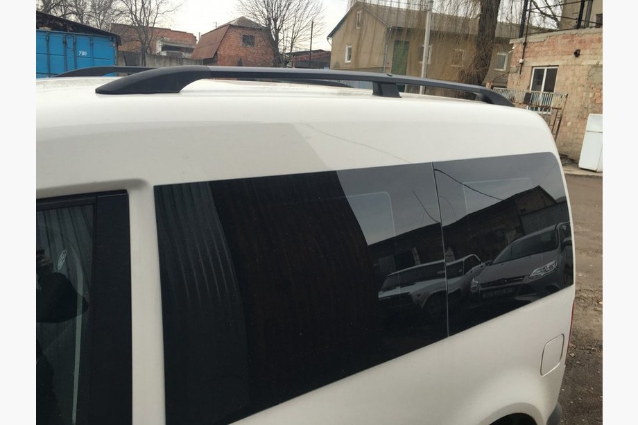 Volkswagen Caddy 2004-2010 Bare longitudinale negre Foto 6