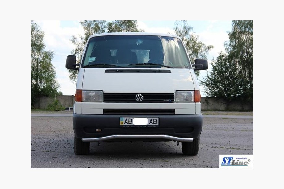 Volkswagen T4 Caravelle/Multivan 1990–2003 Protectie frontala inferioara bara simpla Wave ST007 (inox) Foto 4