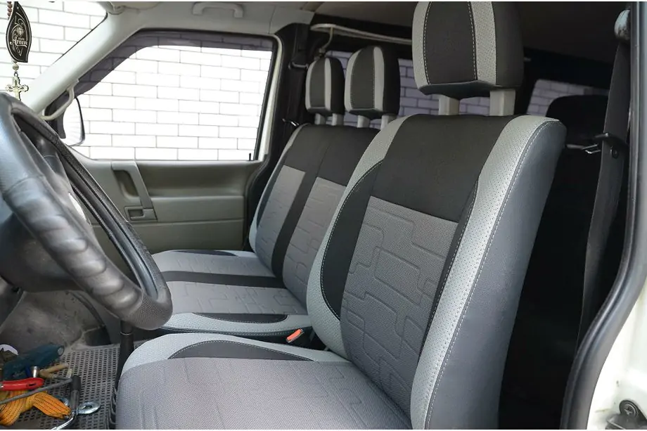 Volkswagen T4 Caravelle/Multivan 1990–2003 Huse Auto (Piele Ecologica↗Textil, Premium) Image
