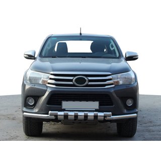 Protectie Fata F3-34 (Inox) Toyota Hilux 2015- foto 1