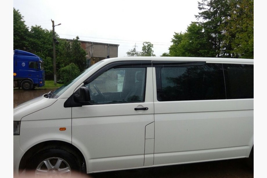 Volkswagen T6 2015-2024 Deflectoare Geamuri (4 buc, Sunplex Sport) Foto 8