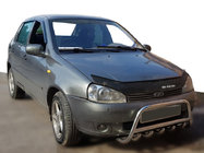 Lada Kalina 2004-2011 Bullbar fata WT003 (60 mm, inox) foto 1