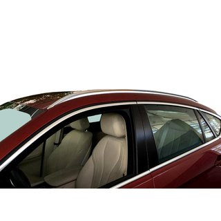 Bare longitudinale de plafon integrate crom OEM (Aluminiu, montaj pe adeziv) BMW X6 F16 2014-2019 foto 1
