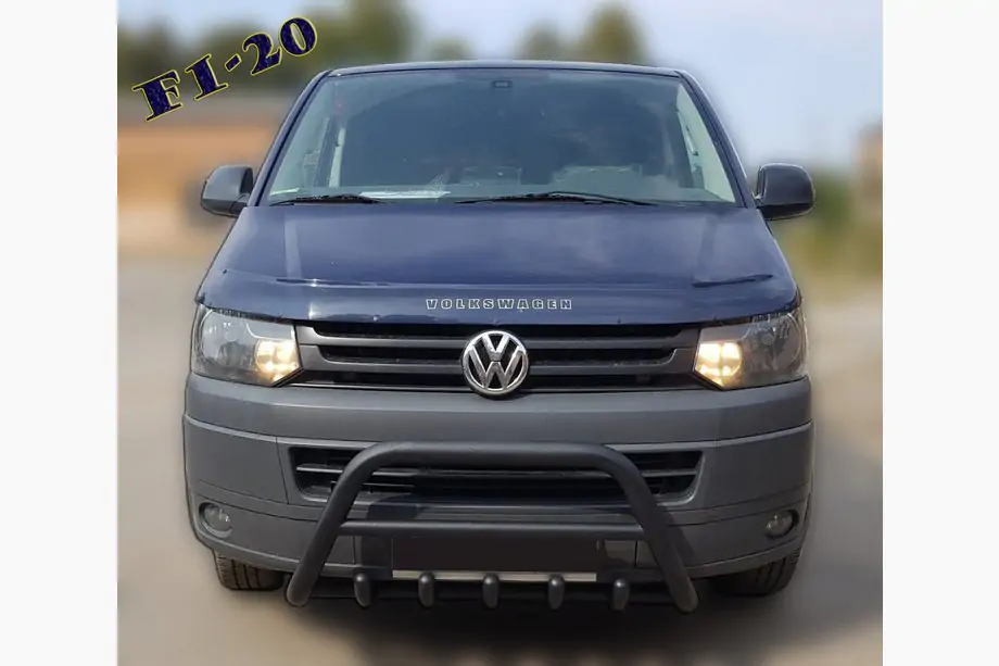 Volkswagen T5 2010-2015 Bullbar WT003 Negru Inox Image