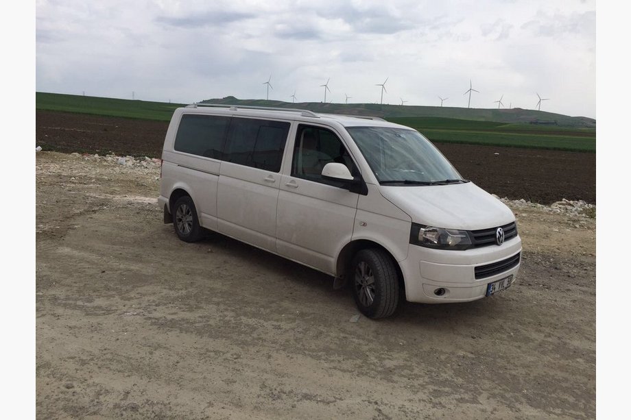 Volkswagen T5 2010-2015 Bare longitudinale Skyport (albe) Ampatament Scurt Foto 2