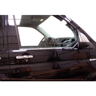 Ornamente Geamuri (2 buc, Otel Inoxidabil) Volkswagen T6 2015-2024 foto 3