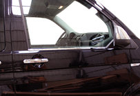 Volkswagen T6 2015-2024 Ornamente Geamuri (2 buc, Otel Inoxidabil) foto 3