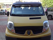 Renault Trafic 2001–2015 Viziera parbriz (negru lucios, 5mm) foto 6