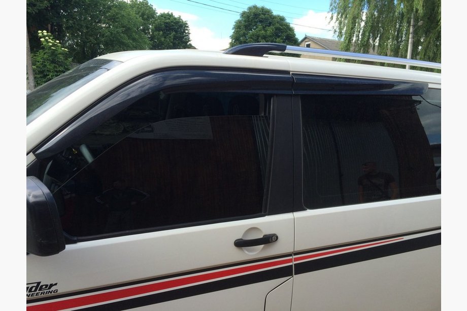 Volkswagen T6 2015-2024 Deflectoare Geamuri (4 buc, Sunplex Sport) Foto 7
