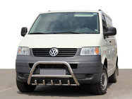 Volkswagen T5 Transporter 2003-2010 Bullbar WT003 (Inox) 60mm, fara inscriptie foto 2