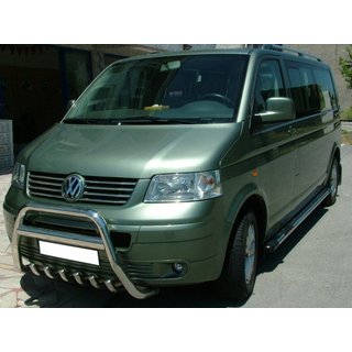 Bullbar WT003 (Inox) Volkswagen T5 Transporter 2003-2010 foto 4