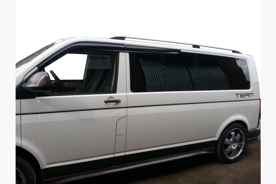Volkswagen T5 Caravelle 2004-2010 Bare longitudinale CROWN (gri mat) Ampatament Lung Foto 2