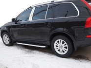Volvo XC90 2002-2014 Praguri Laterale BlackLine (2 buc, Aluminiu) foto 1