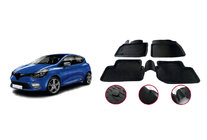 Renault Clio IV 2012-2019 Covorase cauciuc (4 buc, Niken 3D) foto 1