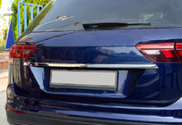 Volkswagen Tiguan 2016-2023 Ornament cromat deasupra numarului (inox) foto 2