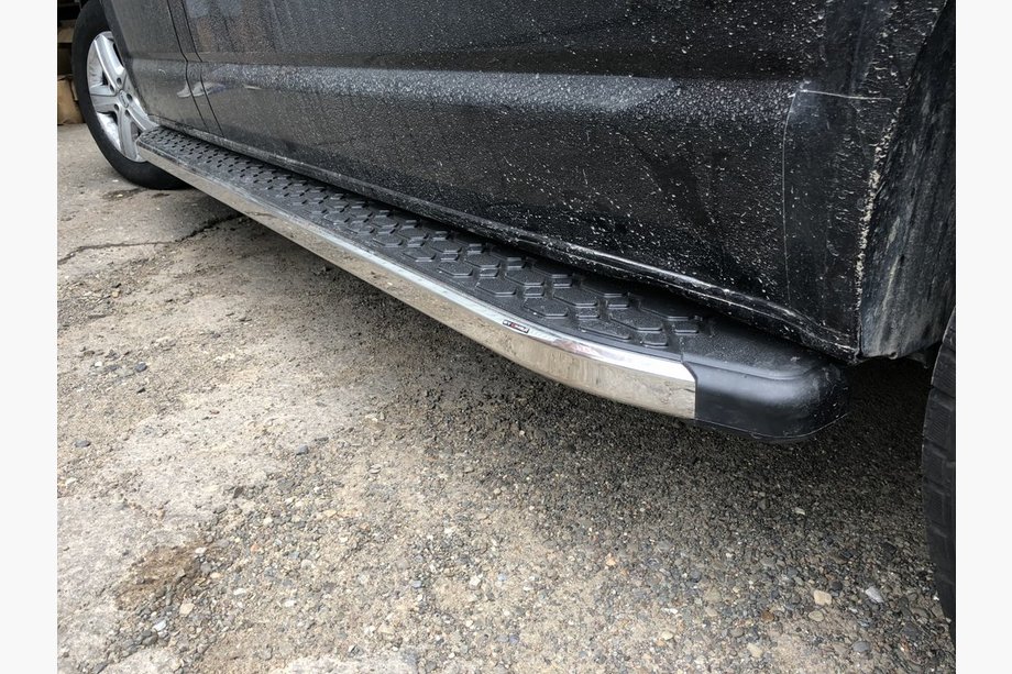 Volkswagen T5 Caravelle 2004-2010 Praguri Laterale BlackLine (2 buc, Aluminiu) Image