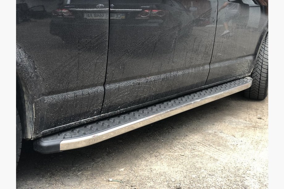 Volkswagen T5 2010-2015 Praguri Laterale BlackLine (2 buc, Aluminiu) Image