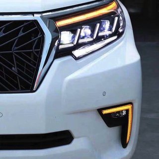 Faruri Fata Lexus-Design-3-LED V1 (2017+, Set 2 buc) Toyota Land Cruiser Prado 150 2009-2023 foto 2