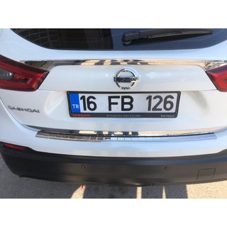 Protectie bara spate Carmos (2017-2021, Otel Inoxidabil) Nissan Qashqai 2014-2021 foto 3