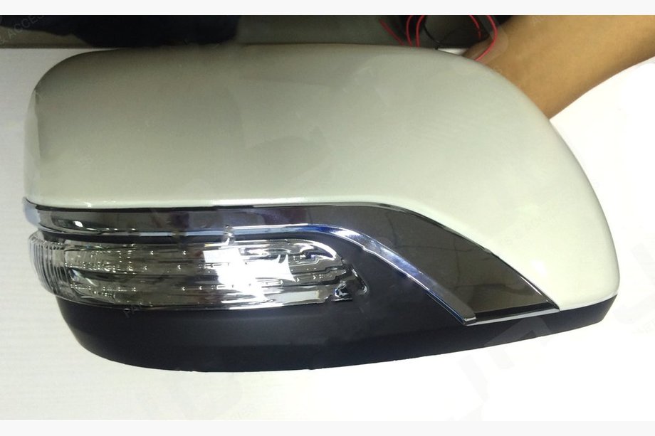 Toyota Land Cruiser Prado 150 2009-2023 Capace oglinzi (fara semnal, stil 2016) Negru Foto 2