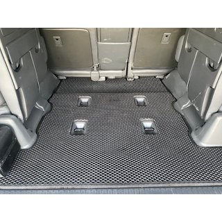 Covoras portbagaj 2 buc (EVA, 7 locuri, Negru) Lexus LX570/450d 2008-2022 foto 1