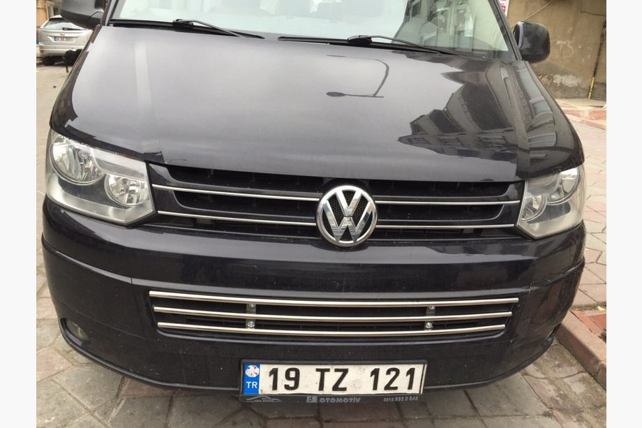 Volkswagen T5 2010-2015 Insert grila bara din otel inoxidabil Image