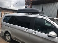 Mercedes Vito/V-class W447 2014- Bare Portbagaj Crom CAN Design Original (Picioare Metalice) foto 1