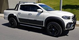 Mercedes X class 2017-2020 Extensii aripi roti (ABS) foto 1