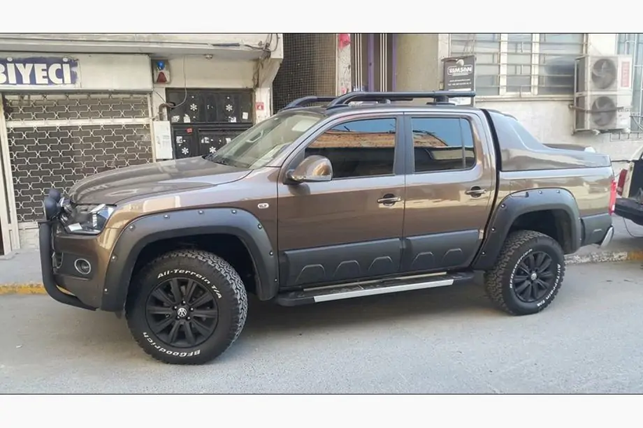 Volkswagen Amarok 2010-2022 Extensii aripi roti (fibra de sticla, pentru vopsit) Image