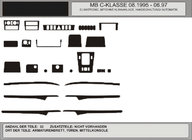 Mercedes C-class W202 1993-2001 OFERTA! Ornamente bord aspect lemn (1995-1997) foto 1