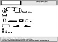Saab 900 1994-1998 Oferta! Ornamente bord (lemn) foto 1