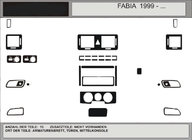 Skoda Fabia 2000-2007 Oferta! Ornamente bord (Aspect Lemn Inchis) foto 1