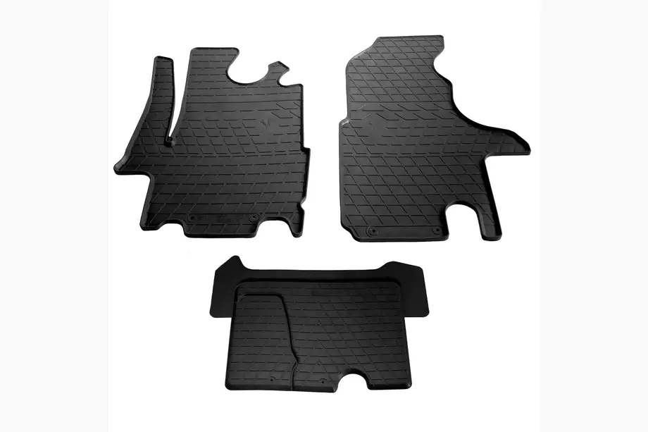 Opel Movano 2004-2010 Covorase cauciuc (3 buc, Stingray) Premium - cauciuc fara miros Image