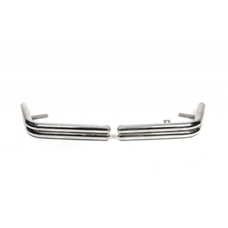 Protectii colturi spate AK003-double (2 buc, inox) foto 1