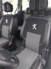 Peugeot Partner Tepee 2008-2018 Huse Auto (Piele Ecologica+Textil, Premium) Scaune Fata foto 1